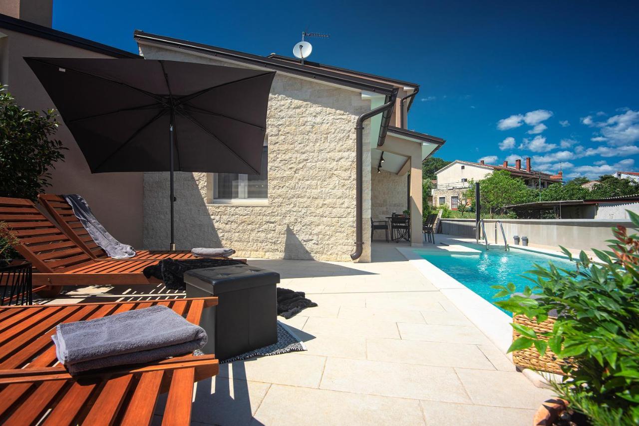 Vila Una With Private Pool Near Rovinj - Open 2022 Rovinjsko Selo Dış mekan fotoğraf