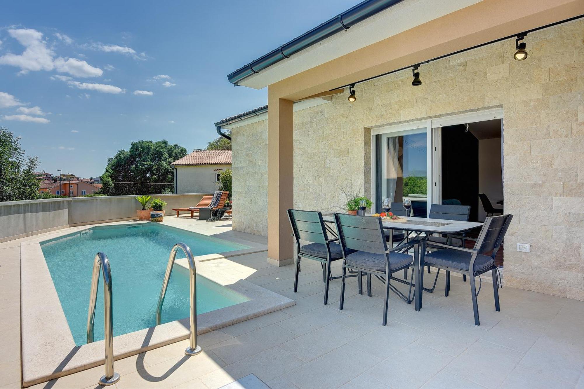 Vila Una With Private Pool Near Rovinj - Open 2022 Rovinjsko Selo Dış mekan fotoğraf