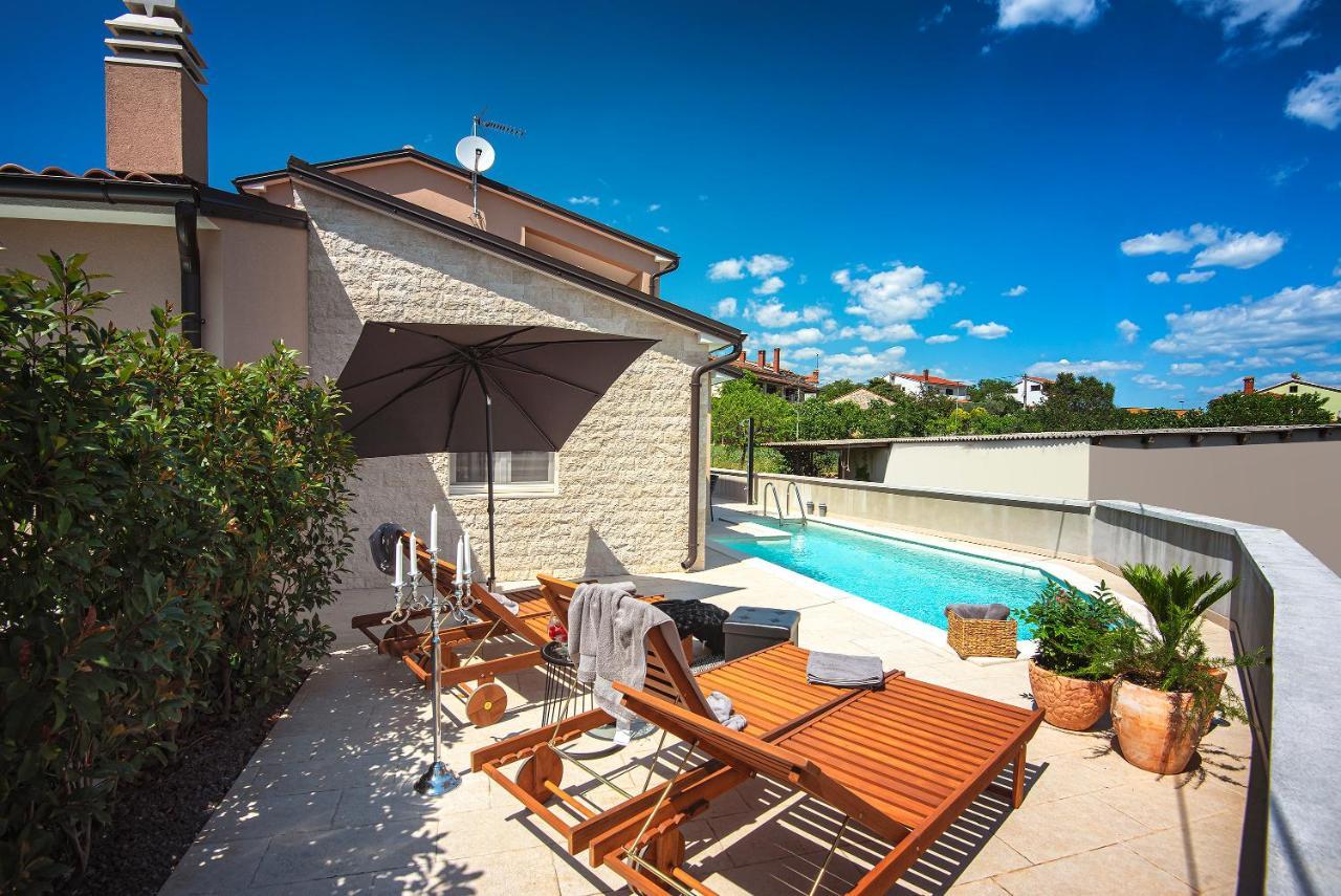 Vila Una With Private Pool Near Rovinj - Open 2022 Rovinjsko Selo Dış mekan fotoğraf